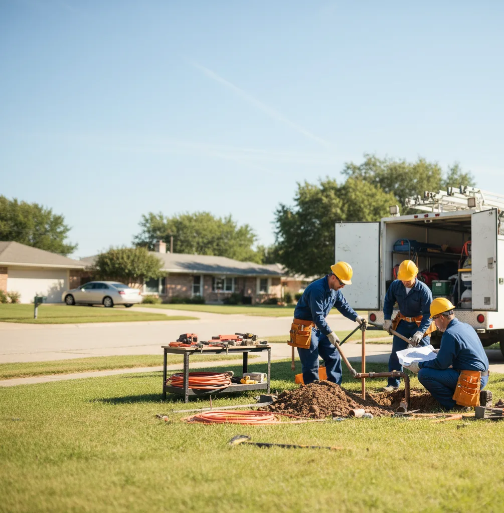Sewer Line Repair in Burns Flat, OK